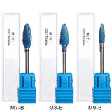 Electric Nail File/Drill Bits - Tungsten Blue