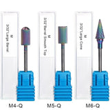 Electric Nail File/Drill Bits - Tungsten Colourful