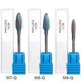 Electric Nail File/Drill Bits - Tungsten Colourful