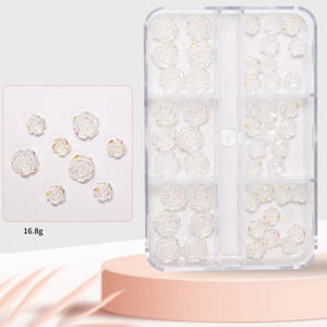 Nail Decorations - 3D Camellia Flowers