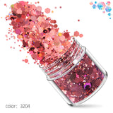 Glitter - 10g x 12pcs - Red