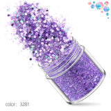 Glitter - 10g x 12pcs - Purple