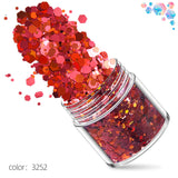 Glitter - 10g x 12pcs - Red