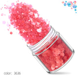 Glitter - 10g x 12pcs - Pink