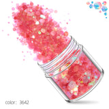 Glitter - 10g x 12pcs - Pink