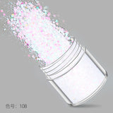 Glitter - 10g x 12pcs - White