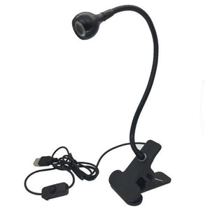 Flexible Gooseneck Nail UV LED Light / Lamp with Table Clip - 5W