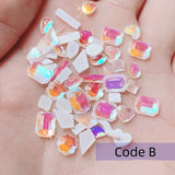 Mixed Shaped Rhinestones (B) - 50pcs