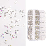 Rhinestones - Flat Bottom - AB & Silver