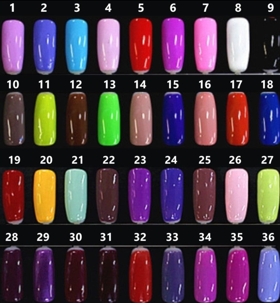 Colour Gel Pods - 36pcs – Madz Nail & Beauty