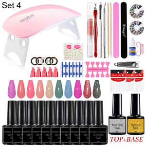 UV Gel Polish Starter Kit - Set 4