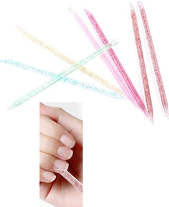 Cuticle Pusher Stick - Plastic - Colourful