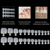 Toe Nail Tips with Tabs - 500pcs - Bag