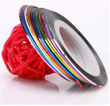 Line Tape - 30pcs - Different colours