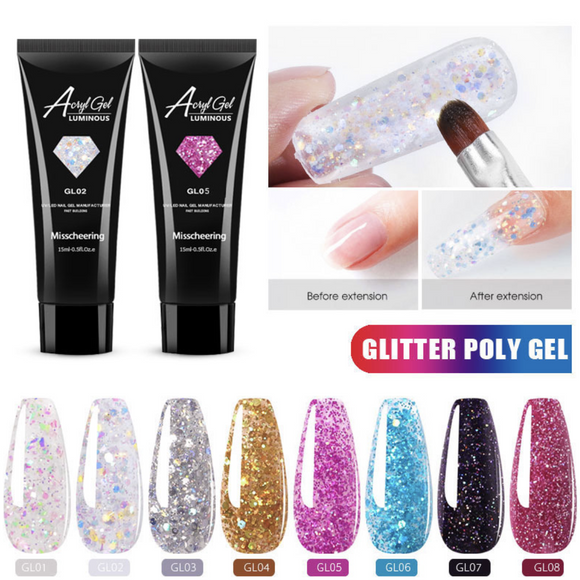 Poly Gel - Glitter - 15ml