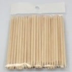 Orange Wooden Sticks - 100pcs