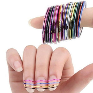 Line Tape - 30pcs - Different colours