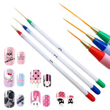 Drawing / Striping Brush - 3pcs