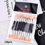 Chrome Powder/ Eye shadow Brush 10pcs