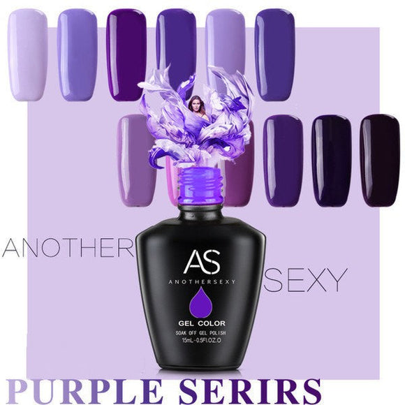 AS - UV Gel Polish - Purple Series