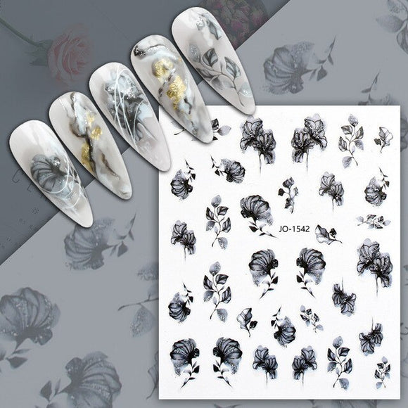 Nail Sticker - Flower Leaf - JO-1542