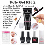Poly Gel Kit 2 - Pick your colour & dual forms