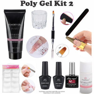 Poly Gel Kit 2 - Pick your colour & dual forms
