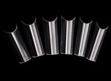C Curve Straight - Long Nail Tips - 100pcs - Box - Natural