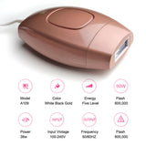 IPL (Intense Pulsed Light) Laser Hair Removal Device - Rose Gold