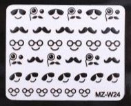 Sticker - (MZ-W24) - Moustache