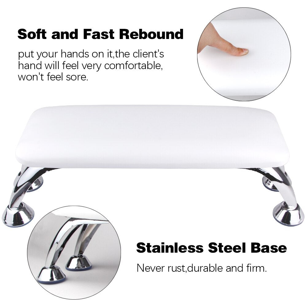 White Hand Rest Hand / Arm / Foot Rest Pillow Stand – Madz Nail & Beauty