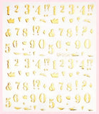 Nail Sticker - Numbers