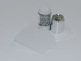 Stamper - Dual Sided with Clear and White Jelly with Rhinestone