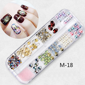 12 Grids Nail Decoration - M-18