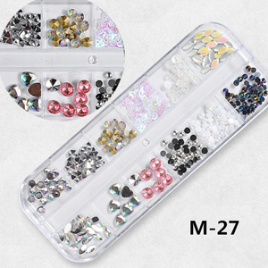 12 Grids Nail Decoration - M-27