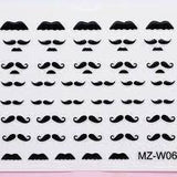 Sticker - (MZ-W06) - Moustache