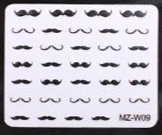 Sticker - (MZ-W09) - Moustache