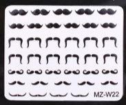 Sticker - (MZ-W22) - Moustache