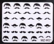 Sticker - (MZ-W21) - Moustache