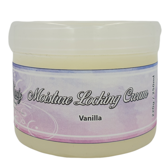 Moisture Locking Cream - Vanilla - 220g/250ml