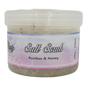 Salt Scrub - Rooibos & Honey - 250g/250ml