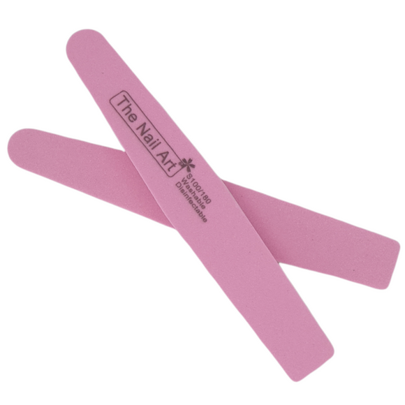File (Buffer) - Sponge -100/180 -Rhombus - Pink
