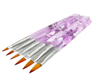 Acrylic Brush - 6pcs