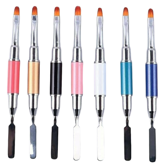 Poly Gel 2 Way Tool/Brush - Colours