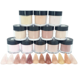 Acrylic Colour Powder - Nude Colours - 12 x 10ml