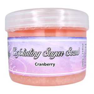 Exfoliating Sugar Scrub - Cranberry - 300g/250ml
