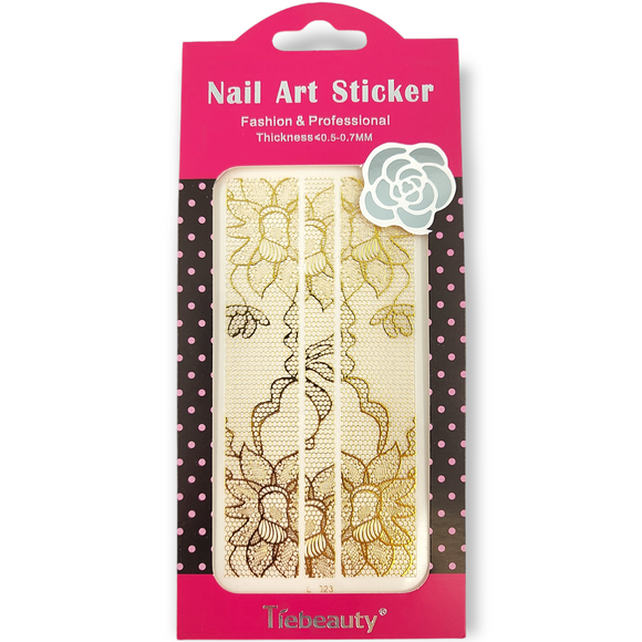Sticker - (LC023) - Lace Gold