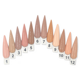 Nude UV Gel Polish pods 12 pcs