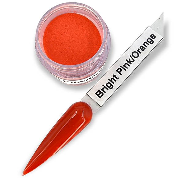 Acrylic Powder - Bright Pink/Orange