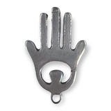 Metal Nail Jewellery - Hamsa Hand - 1pcs